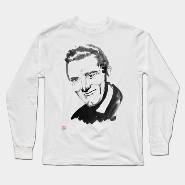 Kirk Douglas Long Sleeve T-Shirt by pechane